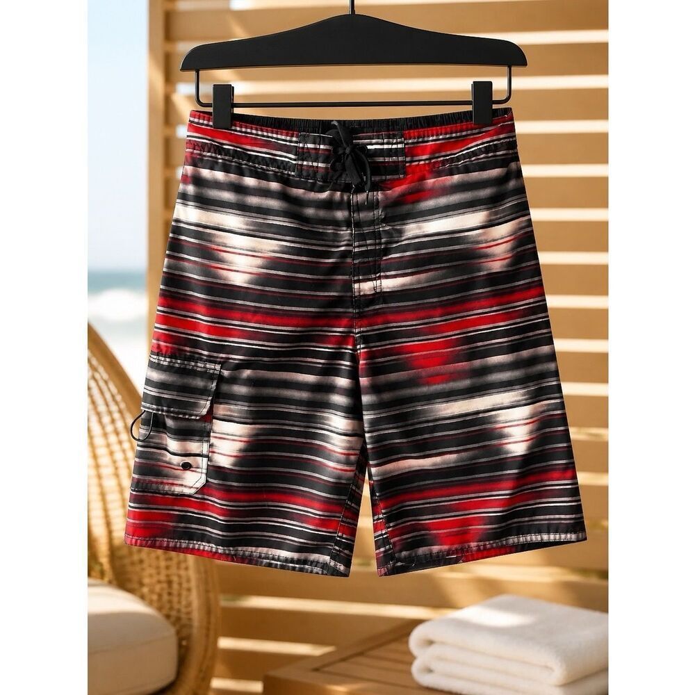 Joe Boxer Size L Men's Bathing Suit 10”